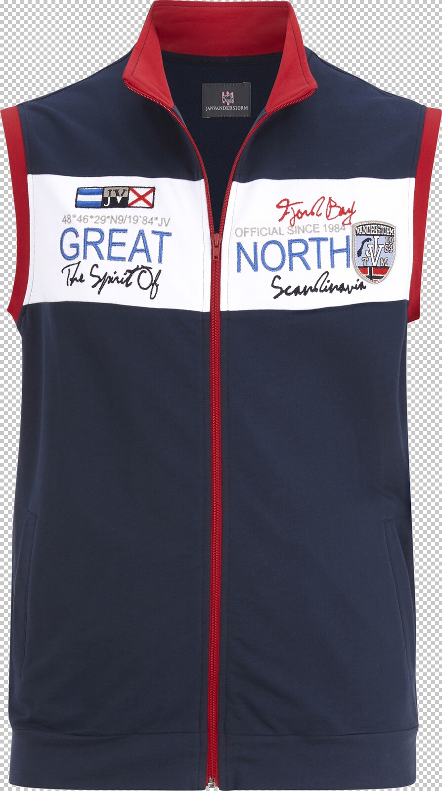 Jan Vanderstorm Sweatweste EJVIND dunkelblau