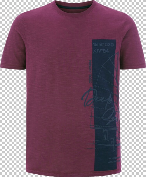 T-Shirt BALJAN dunkelrot