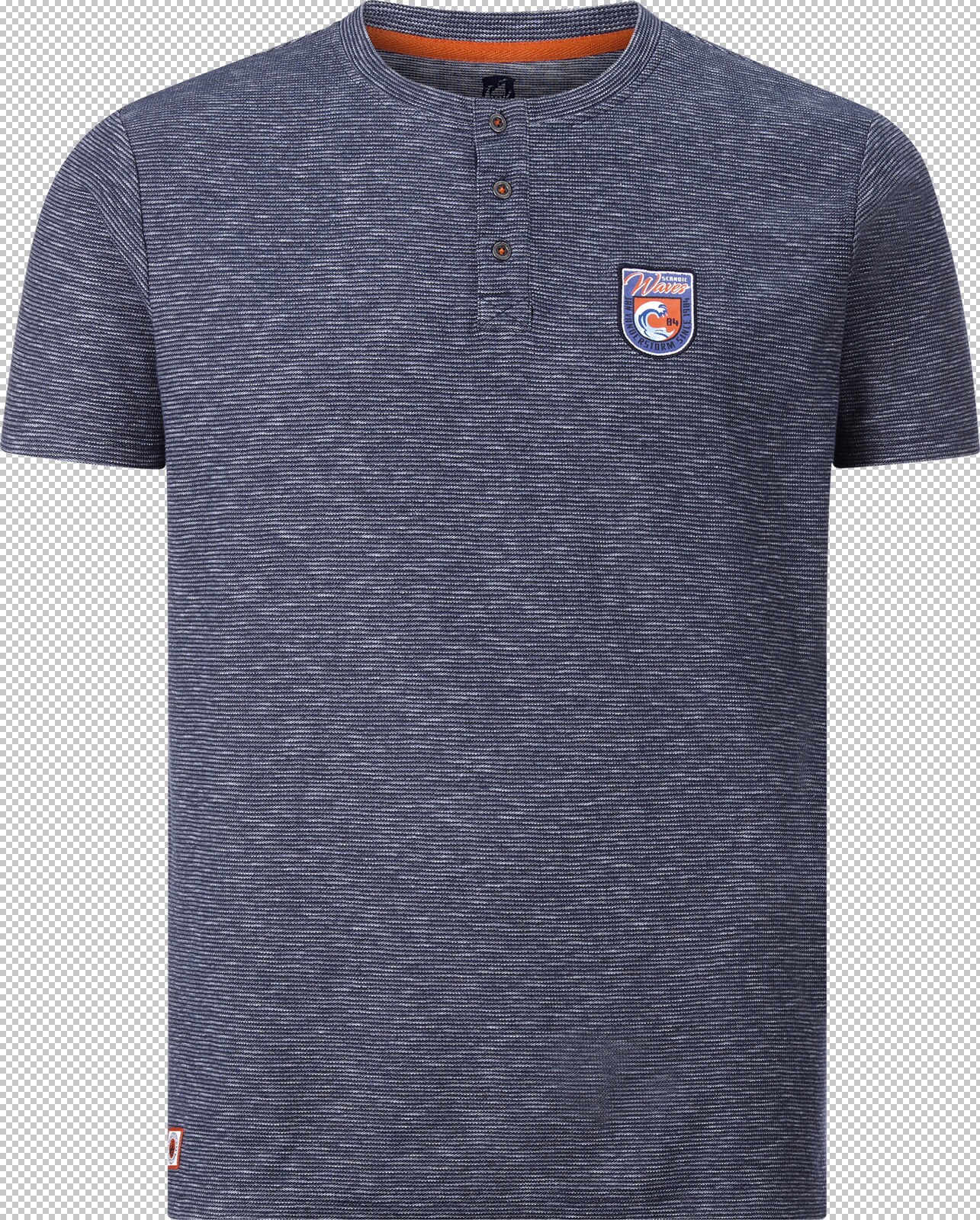 Jan Vanderstorm T-Shirt BENKT dunkelblau melange