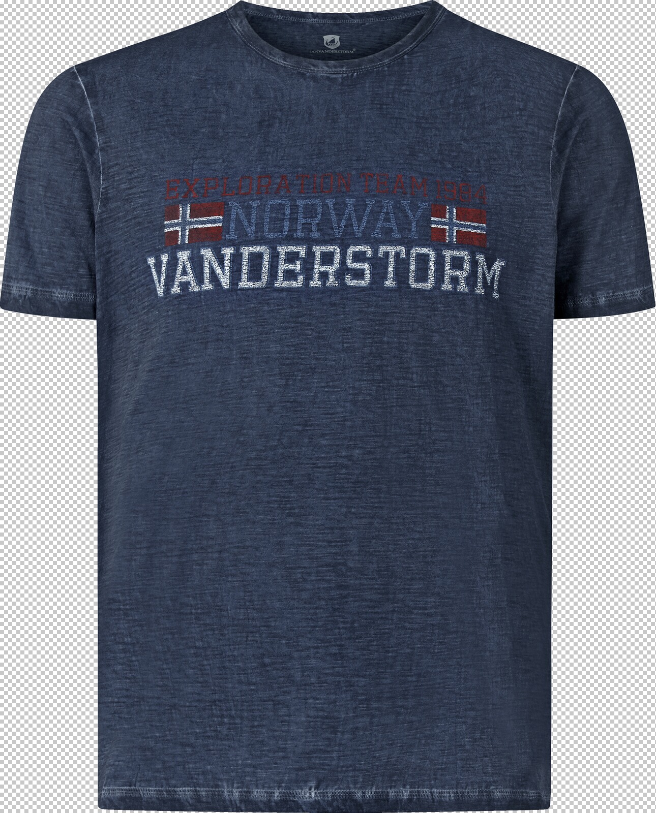 Jan Vanderstorm T-Shirt DIETHELM dunkelblau