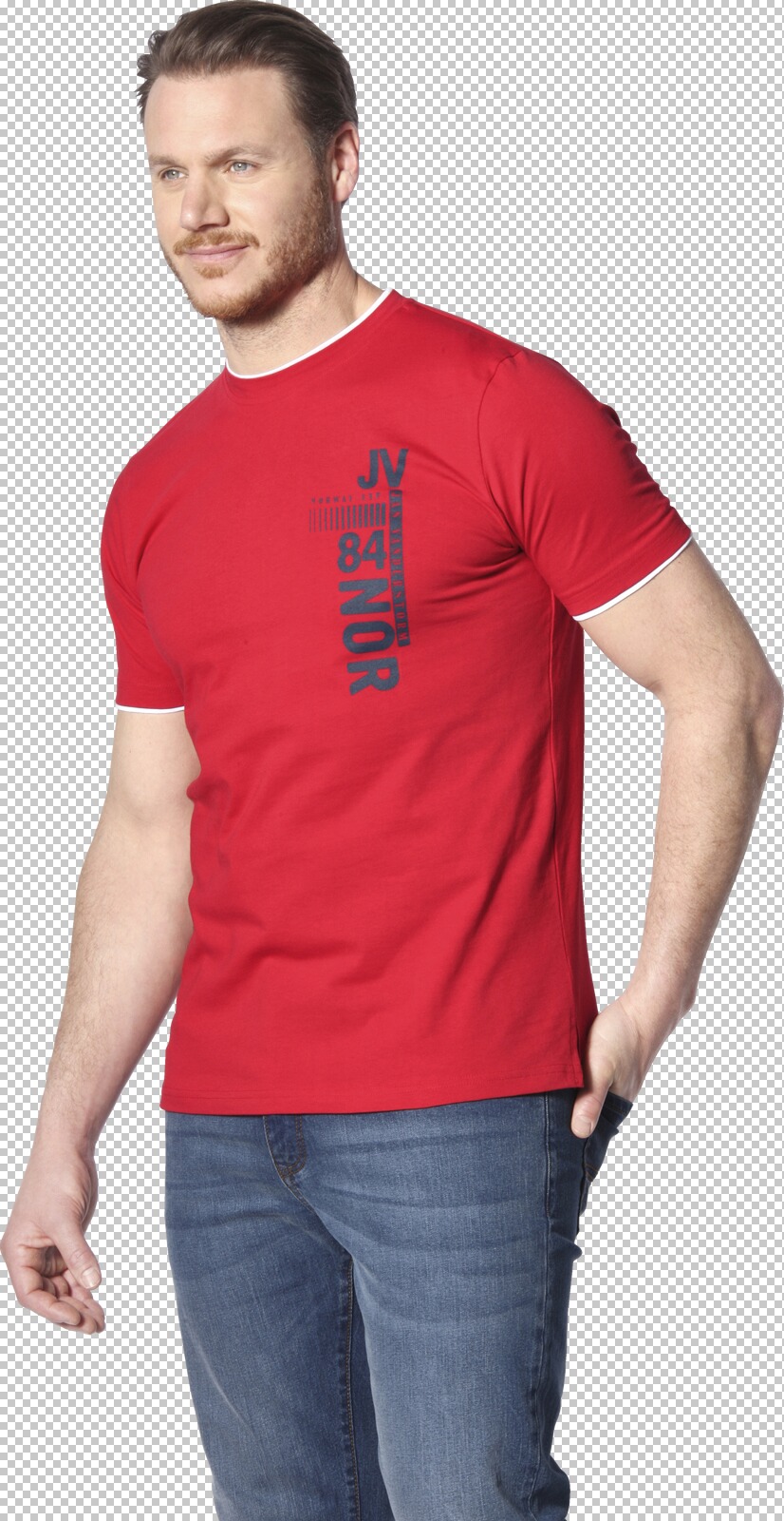 T-Shirt FLEMMING rot online kaufen | JAN VANDERSTORM