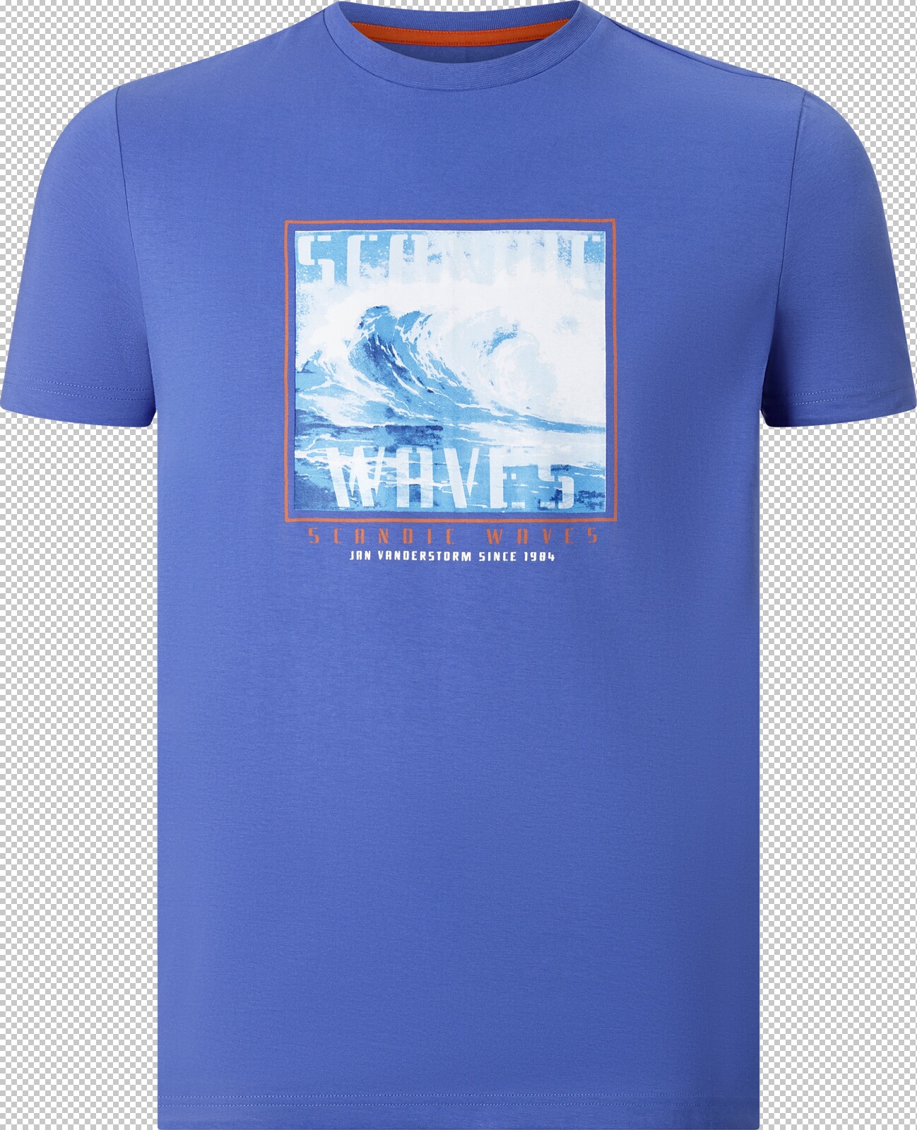 Jan Vanderstorm T-Shirt GERFRIED royal blau