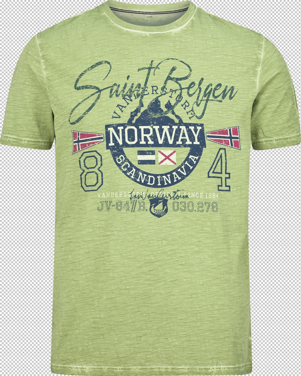 Jan Vanderstorm T-Shirt HELGO grün