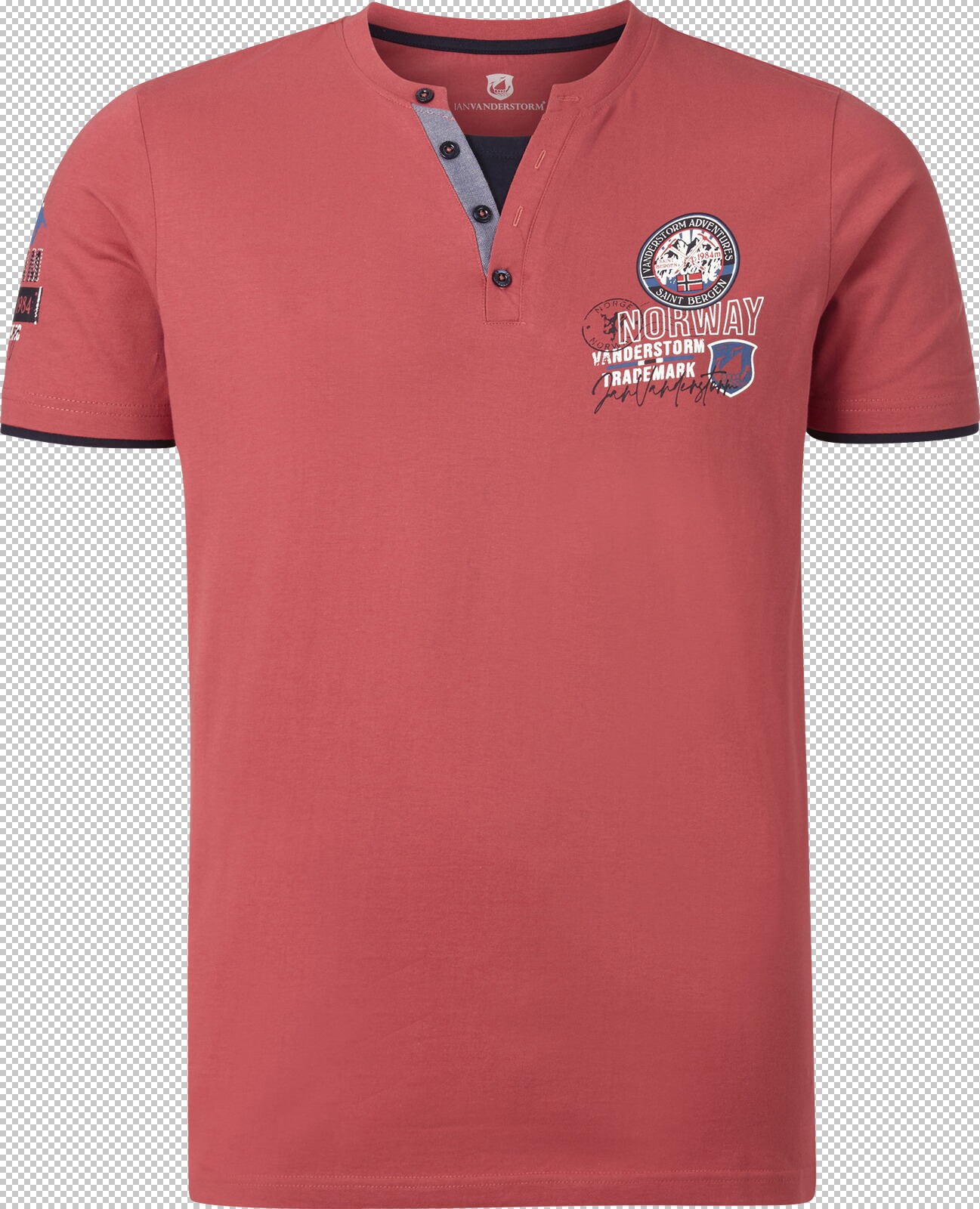 Jan Vanderstorm T-Shirt HINDERK rosa