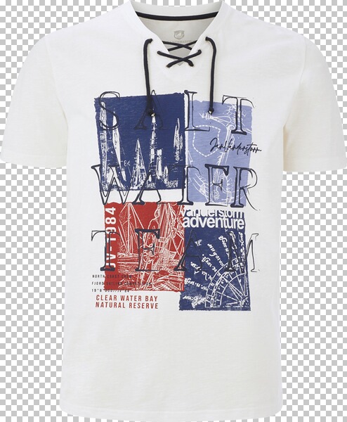 T-Shirt KARLFRIED weiß