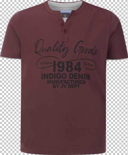 T-Shirt NANTE dunkelrot