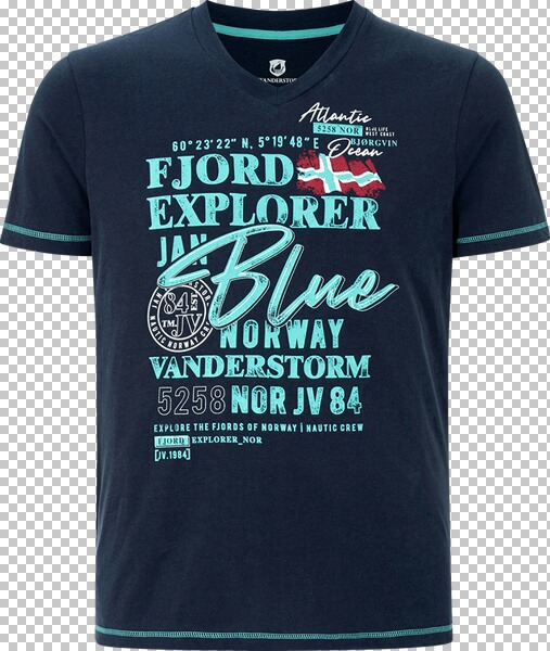 T-Shirt NORDGER dunkelblau