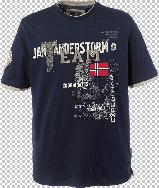 T-Shirt SÖLVE dunkelblau blau