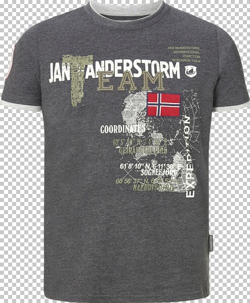 T-Shirt SÖLVE dunkelgrau