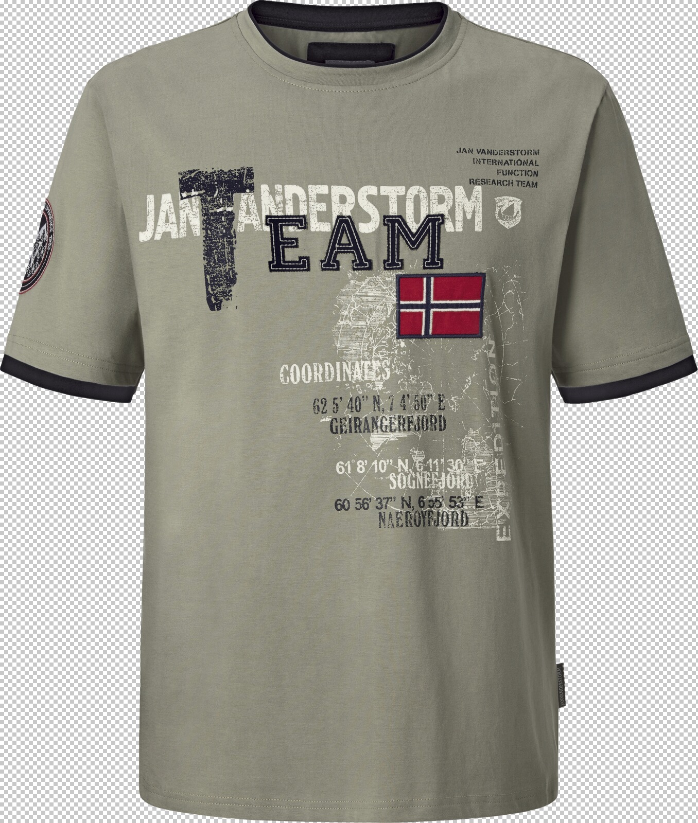 Jan Vanderstorm T-Shirt SÖLVE oliv