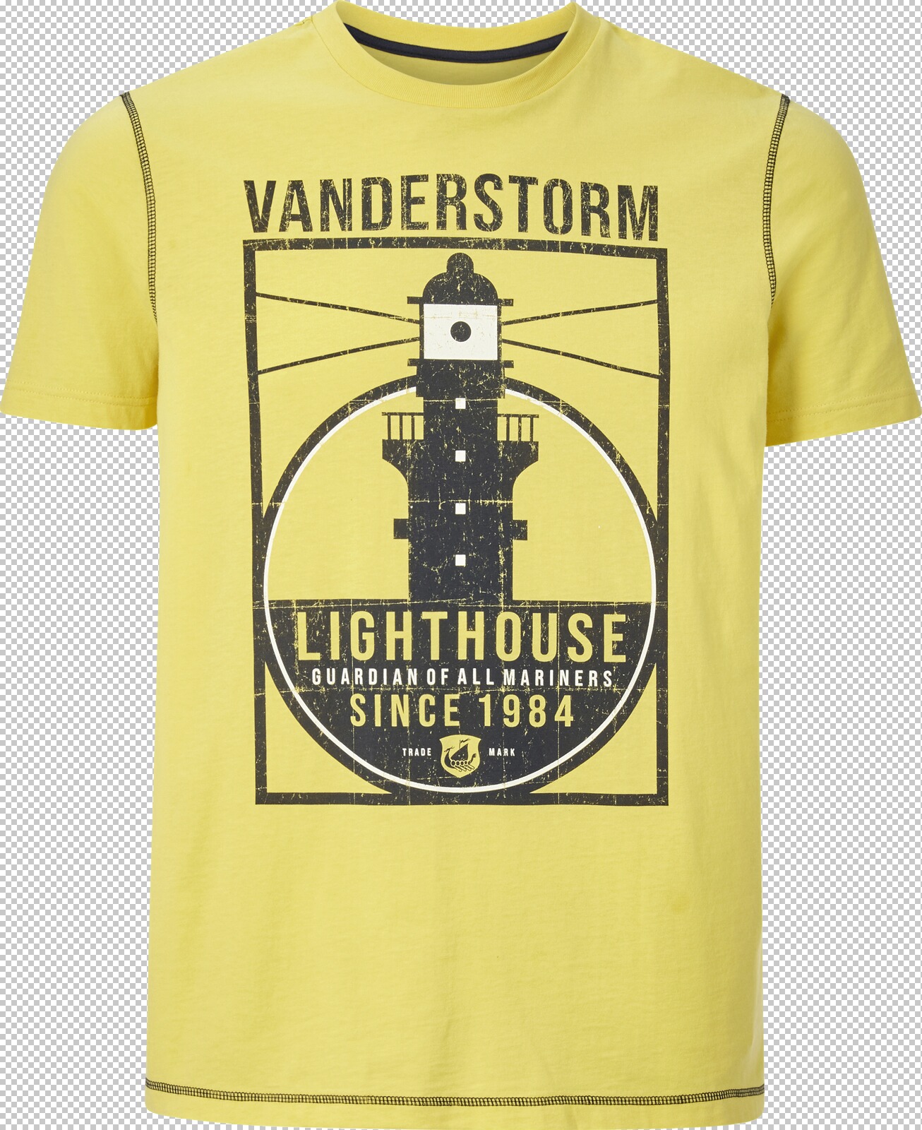 Jan Vanderstorm T-Shirt TANKRED gelb