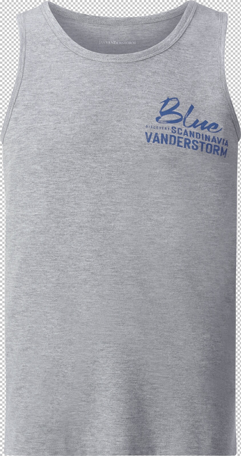 Jan Vanderstorm Tanktop FELTON silbergrau