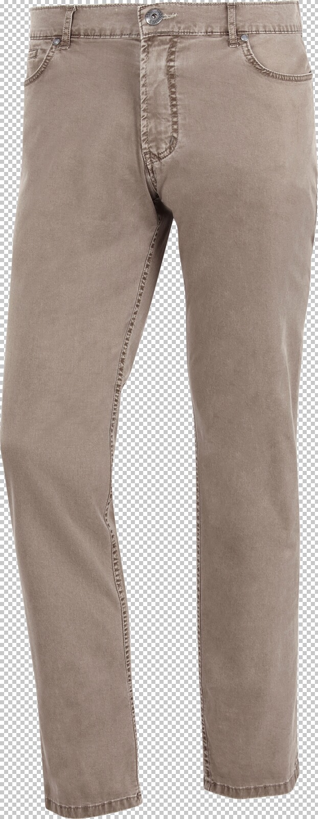 Jan Vanderstorm Tiefbundhose AKSEL braun