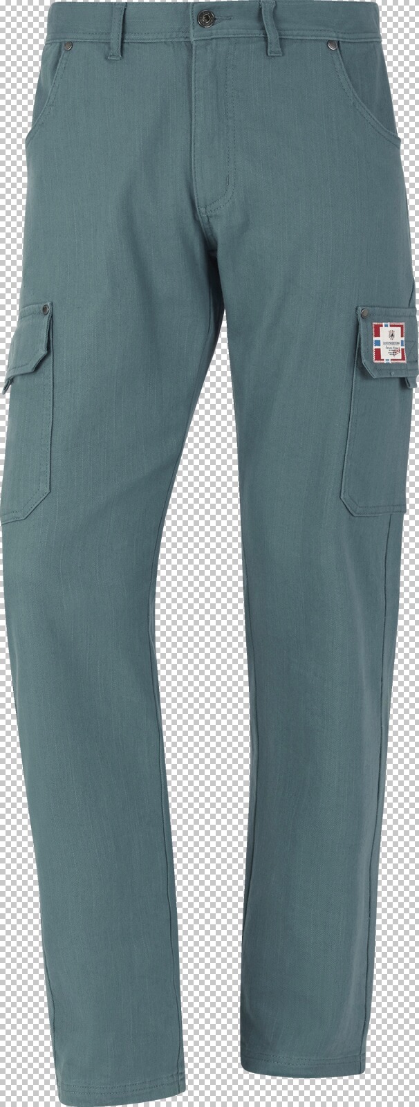 Jan Vanderstorm Tiefbundjeans TUURE grün