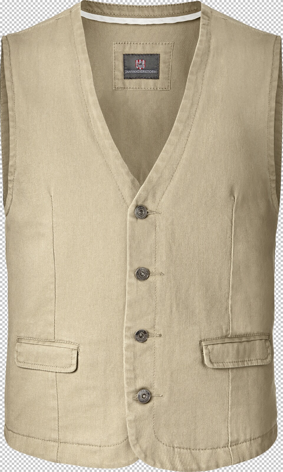 Jan Vanderstorm Weste TORELL beige