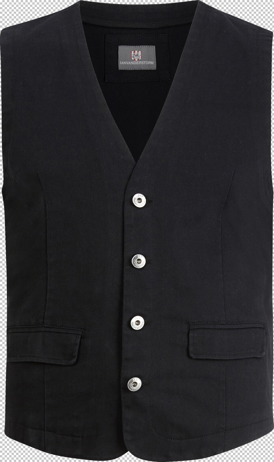 Jan Vanderstorm Weste TORELL dunkelgrau