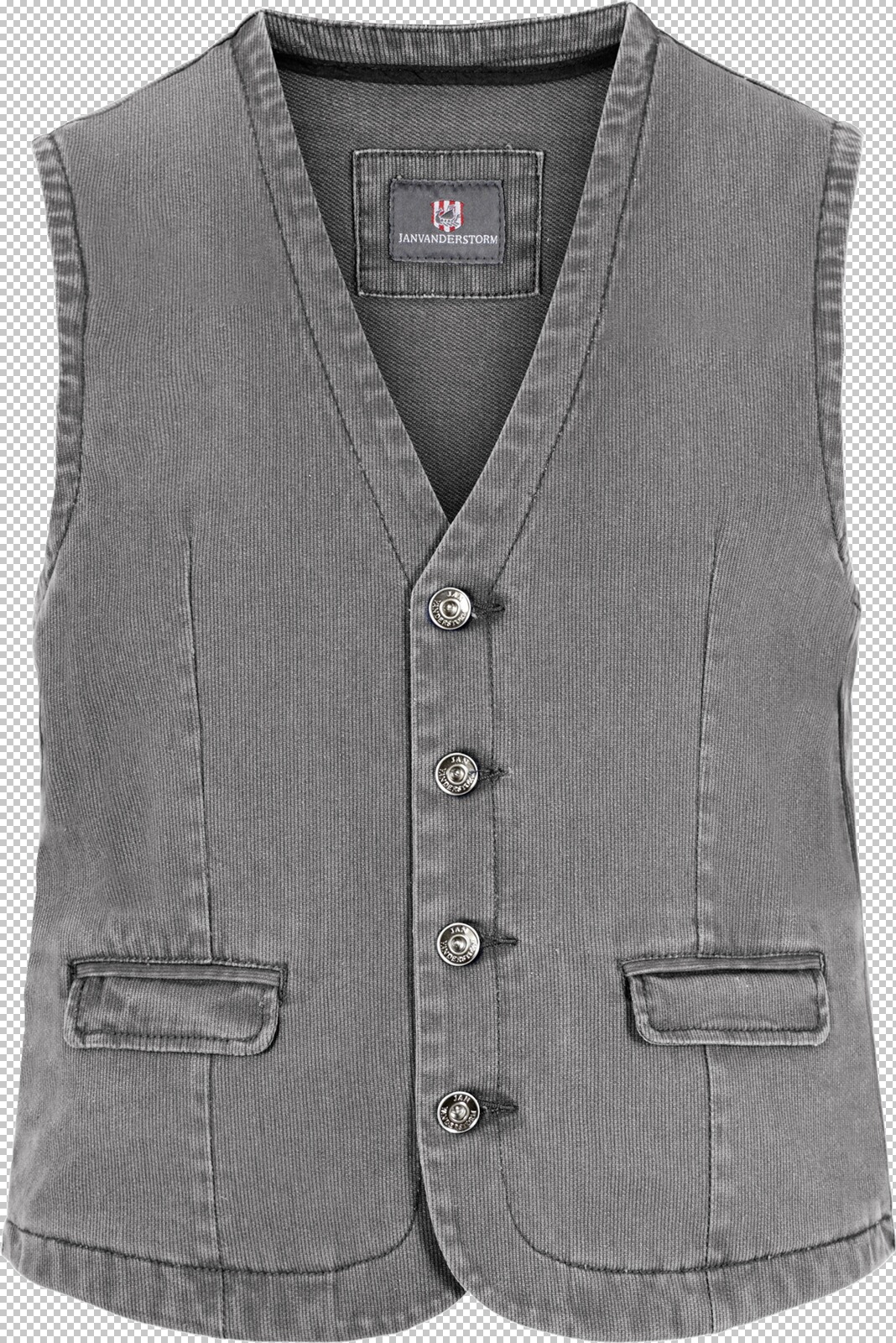 Jan Vanderstorm Weste TORELL grau