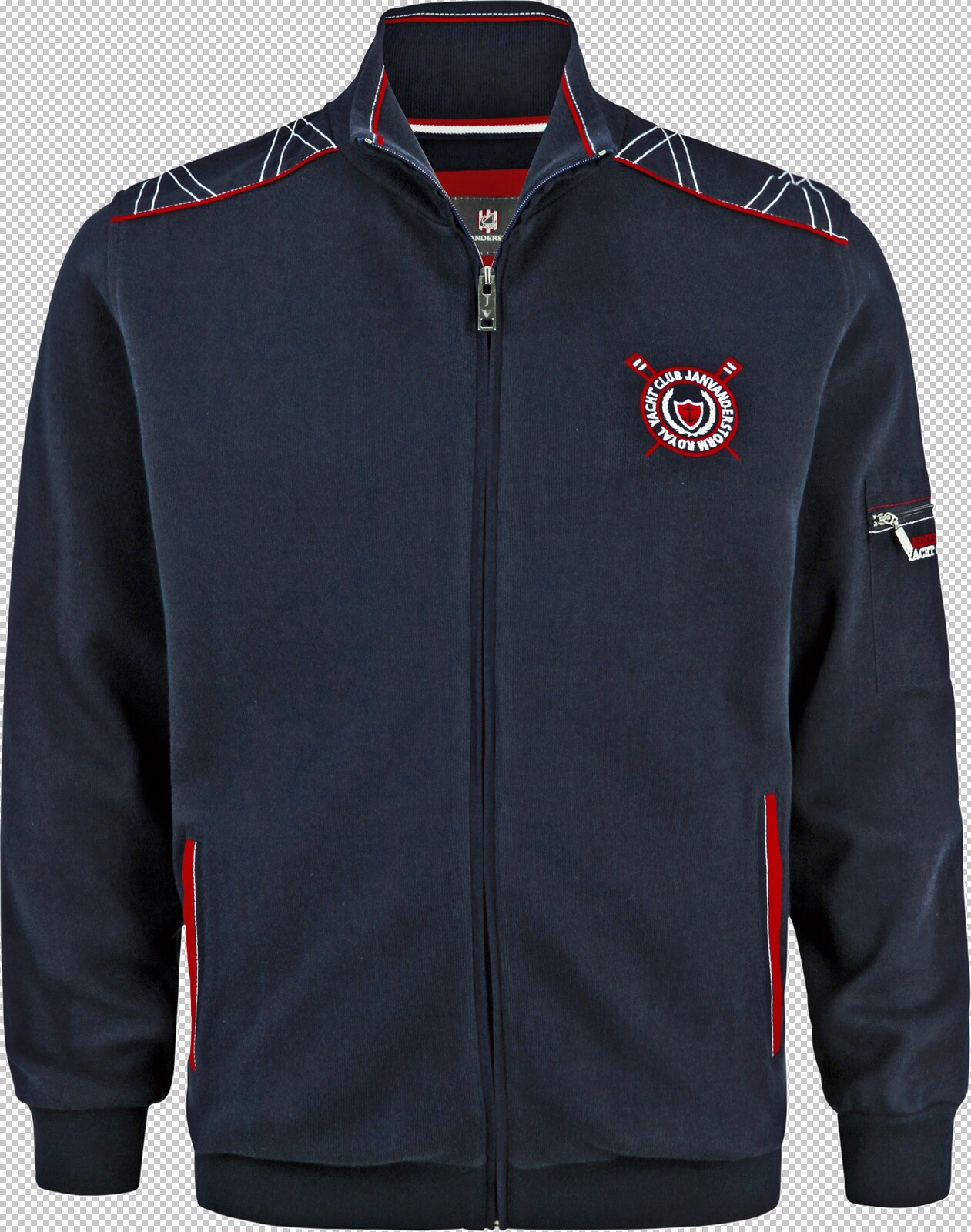 Jan Vanderstorm Sweatjacke ATLI dunkelblau