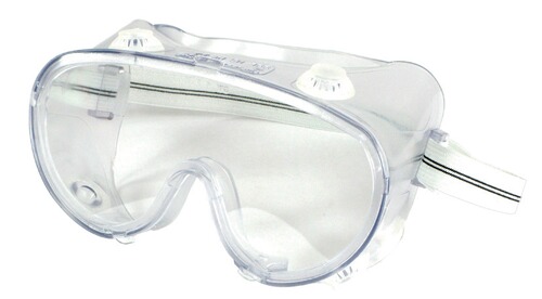 Vollsicht-Schutzbrille aus Weich-PVC