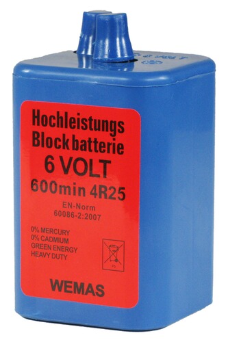 Blockbatterien Standard (Zink-Kohle) 
