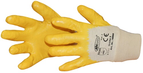 Nitril-Handschuhe Gr.10, teilbeschichtet EN 420, EN 388, CE-Kat 