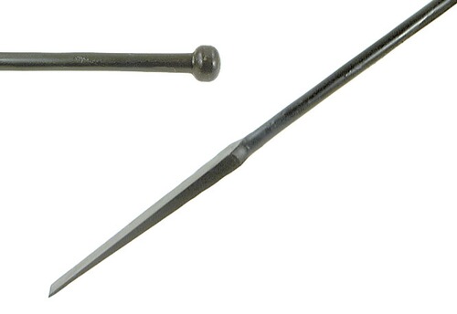 Pflasterbrechstange mit Kugelkopf und Schneide 1.250 mm