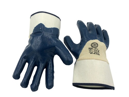 Baumwoll-Handschuh mit Nitril-Beschichtung 10